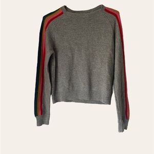 Allude Rainbow Stripe Sweater